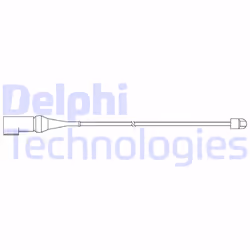 Contatto di avvertimento, usura delle pastiglie dei freni DELPHI LZ0279