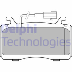 Set di pastiglie freno DELPHI LP3310, anteriore