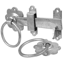 Bulk Hardware - Merriway BH01808 Chiavistello ad Anello per Porte e Cancelli, Bianco