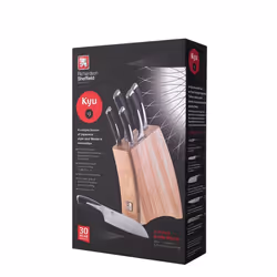 Amefa Kyu 5 pz Set di coltelli/coltelleria con ceppo
