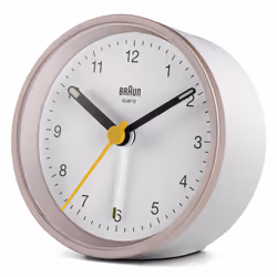 Braun BC12PW sveglia Sveglia al quarzo Rosa, Bianco - Vista aggiuntiva 4