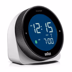 Braun BC24W-DCF orologio da parete e da tavolo Orologio radiocomandato Rettangolo Nero, Bianco - Vista aggiuntiva 2