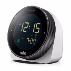 Braun BC24W-DCF orologio da parete e da tavolo Orologio radiocomandato Rettangolo Nero, Bianco - Vista aggiuntiva 4