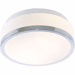 Collezione Formaggio LUCE D'EFFETTO Questo raccordo a 2 luci con paralume in vetro opalino e finiture cromate sembra elegante ...