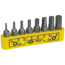 C.k Magma - c.k T4524 T4524 Kit inserti 8 parti Brugola interna