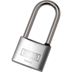 Kasp - K14550L63D Lucchetto 50 mm Chiavi diverse acciaio inox Serratura a chiave