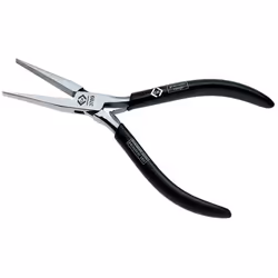 C.K Tools T3789, Pinze a becco lungo, Nero, 145 mm
