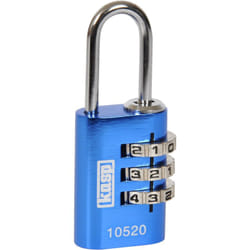 Kasp - K10520BLUD Lucchetti a combinazione, alluminio, 20 mm, blu