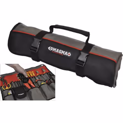 Dettagli tecnici Colore Nero Materiale Poliestere Peso 700 g Settore di utilizzo Universale Rotolo utensili con 30 tasche C.K ...