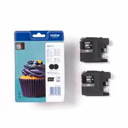 Brother LC-123BKBP2 cartuccia d'inchiostro 2 pz Originale Nero - Vista aggiuntiva 3