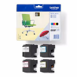 Brother LC-229XLVALBP cartuccia d'inchiostro 4 pz Originale Nero, Ciano, Magenta, Giallo - Vista aggiuntiva 4