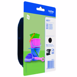 Brother LC221BKBP, Resa standard, Nero, Inchiostro a base di pigmento, 1 pz, 260 pagine