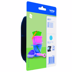 Brother LC-221CBP, Resa standard, Ciano, Inchiostro colorato, 1 pz, 260 pagine
