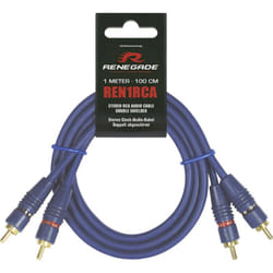 Renegade REN1RCA cavo audio 1 m 2 x RCA Blu