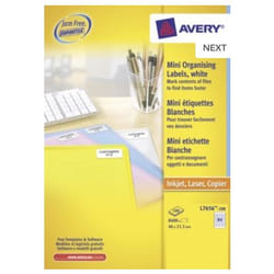 Avery L7656-100 etichetta autoadesiva Bianco 8400 pz