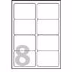 Avery Clear Address Label - Laser - L7565, Trasparente, 99,1x67,7mm, 25 fogli