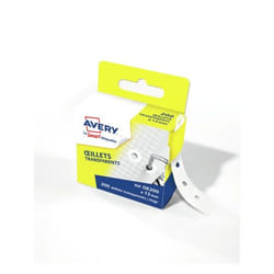 Avery OE200 etichetta autoadesiva Rotondo Permanente Trasparente