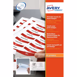 Avery 8554 etichetta per stampante Bianco Etichetta per stampante non adesiva