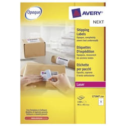 Avery L7166-250 etichetta autoadesiva Bianco 1500 pz