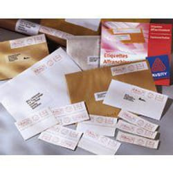 Avery FL01 etichetta per corrispondenza Bianco