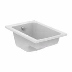 Vasca rettangolare per installazione ad incasso con seduta. Connect AIR è la collezione di Ideal Standard, progettata per ess ...