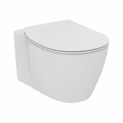 WC Sospeso Ideal Standard Connect E771901, in ceramica, colore bianco, senza discesa rallentata, 54 cm lunghezza, 36 cm largh ...