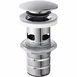 Questo scarico Ideal Standard da 1 ¼ è progettato per l'uso senza troppopieno del bacino. Il tappo a fungo in ottone cromato  ...
