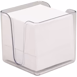 5Star 909256, Plastica, Trasparente, Carta, 750 fogli, 90 mm, 90 mm