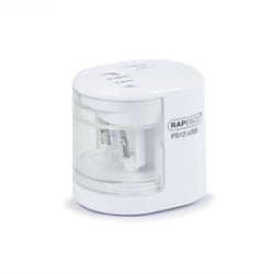 Rapesco PS12-USB Temperamatite elettrico Bianco