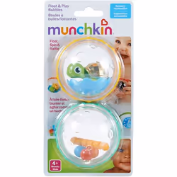 Munchkin Float & Play Bubbles, Turtle Animale per vasca Blu, Verde, Rosso, Giallo - Vista aggiuntiva 7