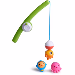 Munchkin Fishin’ Bath Toy, Giochi per il bagno, Bambino/Bambina, 2 anno/i, Blu, Arancione, Rosa, Giallo