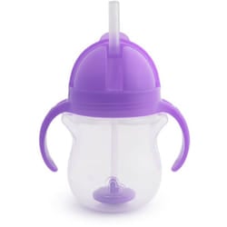 Munchkin Click Lock™ Tip & Sip con pesi Purple 6 m+ 207 ml