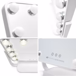 Rio MMHD-EU specchietto per trucco Libera installazione Rettangolare Bianco - Vista aggiuntiva 6