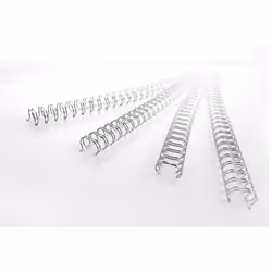 GBC Spirali metalliche WireBind argento 6 mm (100) - Vista aggiuntiva 5