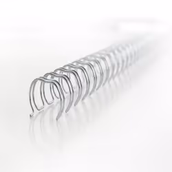 GBC Spirali metalliche WireBind argento 14 mm (100) - Vista aggiuntiva 5