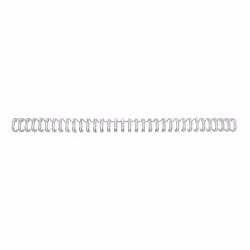 GBC Spirali metalliche WireBind 2:1, n. 14, A4, argento (200)