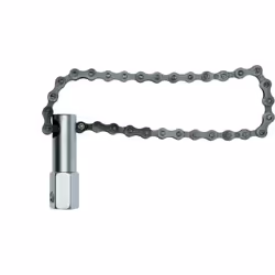 Per montare e smontare i filtri dell'olio. Con gambo quadro da 1/2" per utensili a bussola. Nr. 9110. Con nastro in poliammid ...