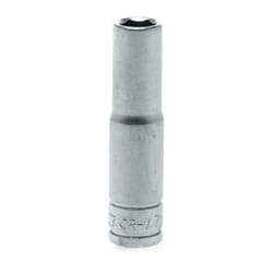 Bussola lunga a 6 punte con gambo 1/4'' 7 mm