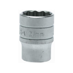 Bussola 12 punte con gambo 1/2'', 21 mm