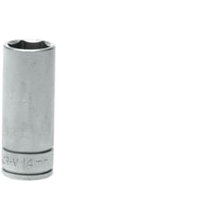 Bussola lunga esagonale con gambo 3/8'' 14 mm