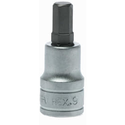 Bussola con gambo esagonale con gambo da 1/2'' 9 mm