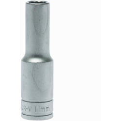 Bussola lunga 12 punte con gambo 1/2'' 11 mm