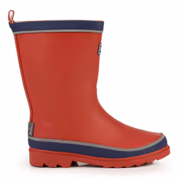 Regatta Foxfire, Stivali, Stivali da pioggia, Unisex, Bambino, Blu, Rosso, Senator Red Prussian