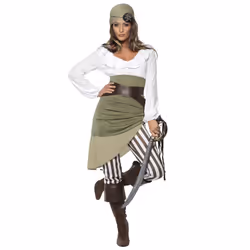 Smiffys 33353M, Costume in maschera, Pirata, M, 1 pz