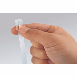 Hellermann Tyton REL250 fascetta Releasable cable tie Poliammide Nero 100 pz