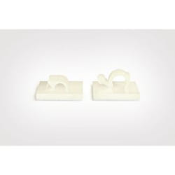 Hellermann Tyton RA18 fermacavo Bianco 100 pz