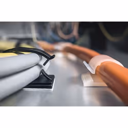Hellermann Tyton RB8 fermacavo Bianco 100 pz