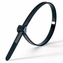 Hellermann Tyton T18ROS fascetta Fascetta con gancio e anello Poliammide Bianco 100 pz - Vista aggiuntiva 4