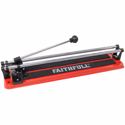Faithfull FAITLC300 Tagliapiastrelle per pareti e pavimenti, quadrato 300 mm, diagonale 210 mm, capacità di taglio 10 mm di s ...