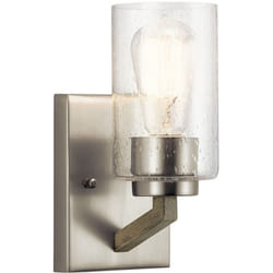 Kichler - Applique Contemporanea Deryn Acciaio Grigio Antico 1 Luce E27